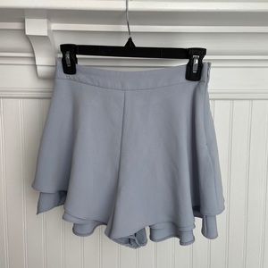 Zara flowy light blue shorts